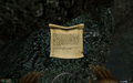A note in Mournhold sewers