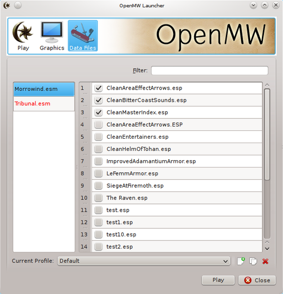File:Openmw 0.11.1 launcher 3.png